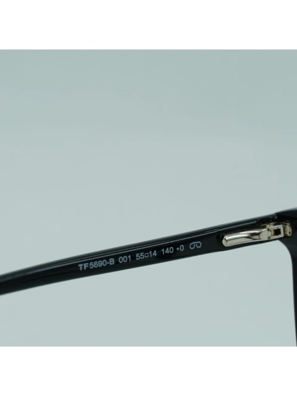 Tom Ford FT5690-B 001 Cat Eye Eyeglasses 55mm - Black / Havana Clip-on